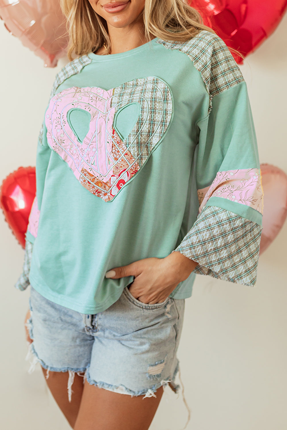 Heart Wide Long Sleeve