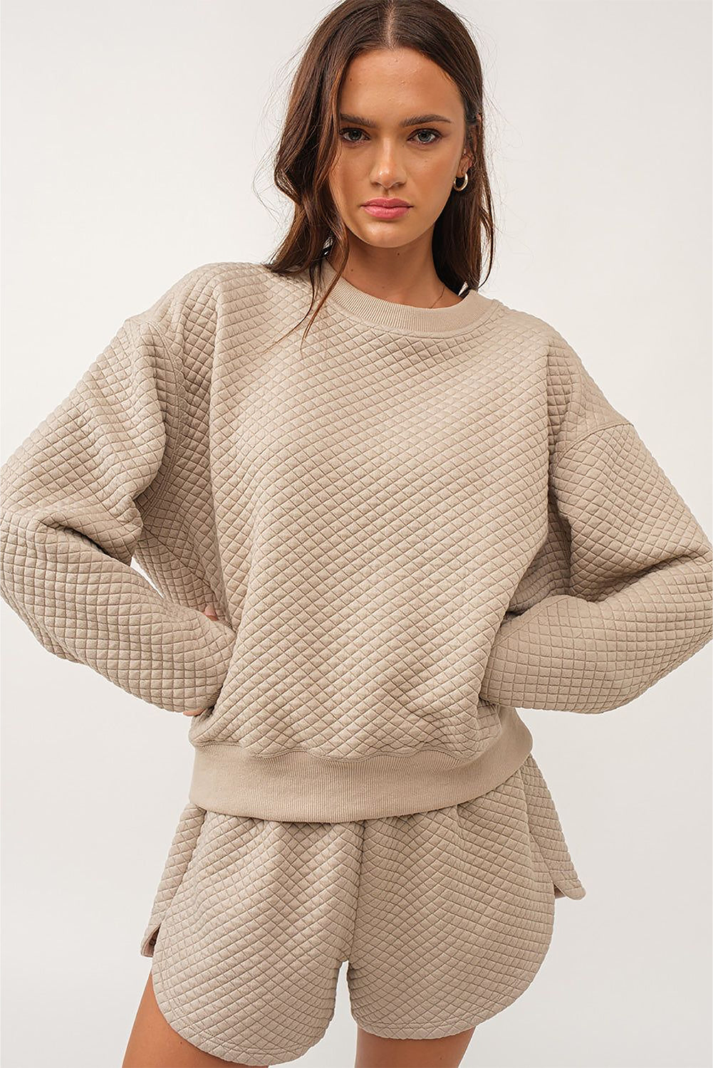 Quilted Long Sleeve Set