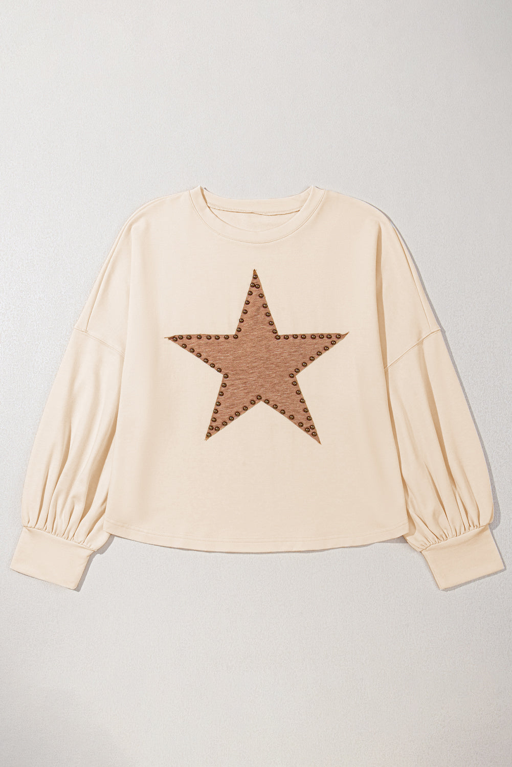 Star Shape Crew Neck Long Sleeve