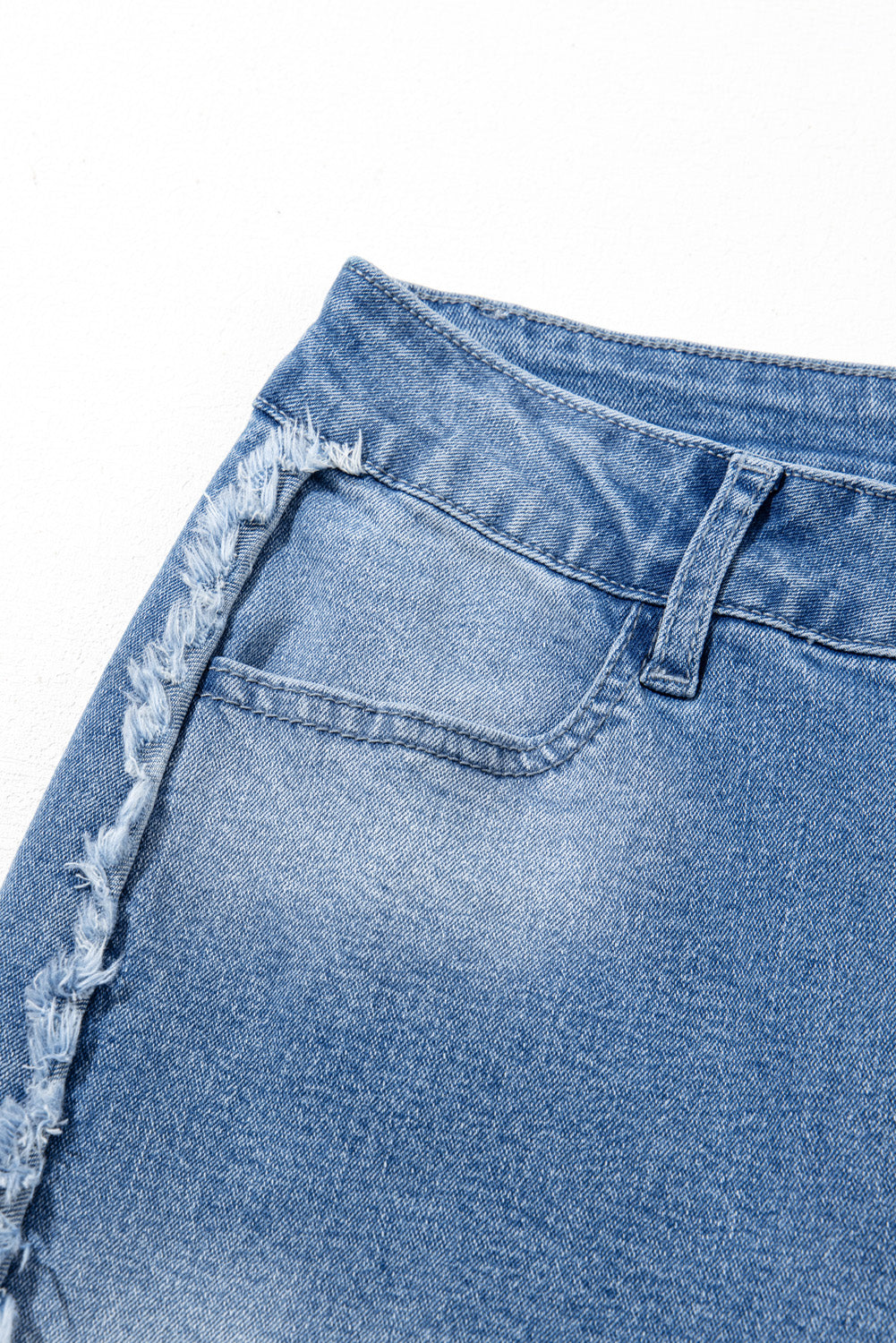 Vintage Stitching Flared Jeans