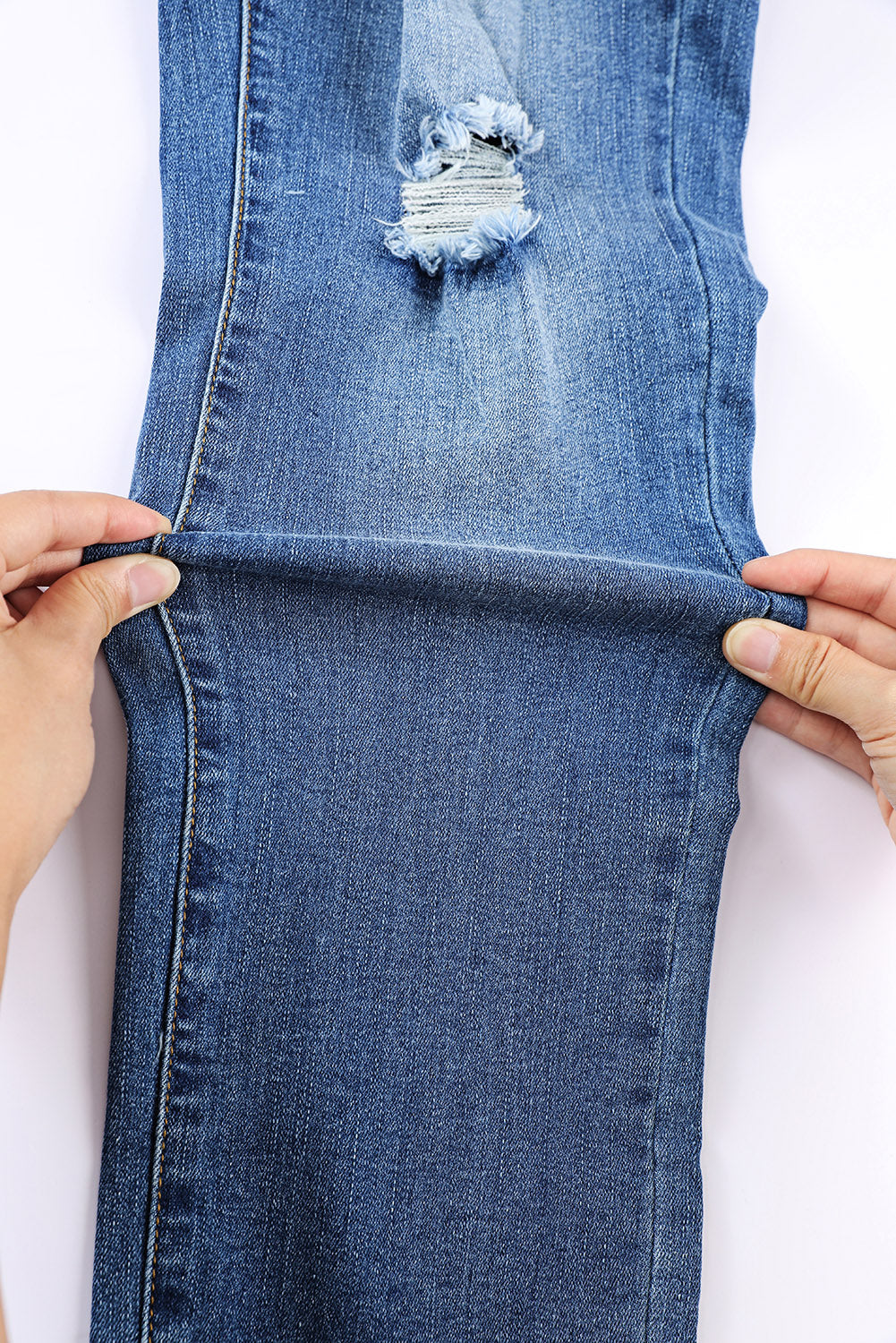 Buttoned Pockets Jeans