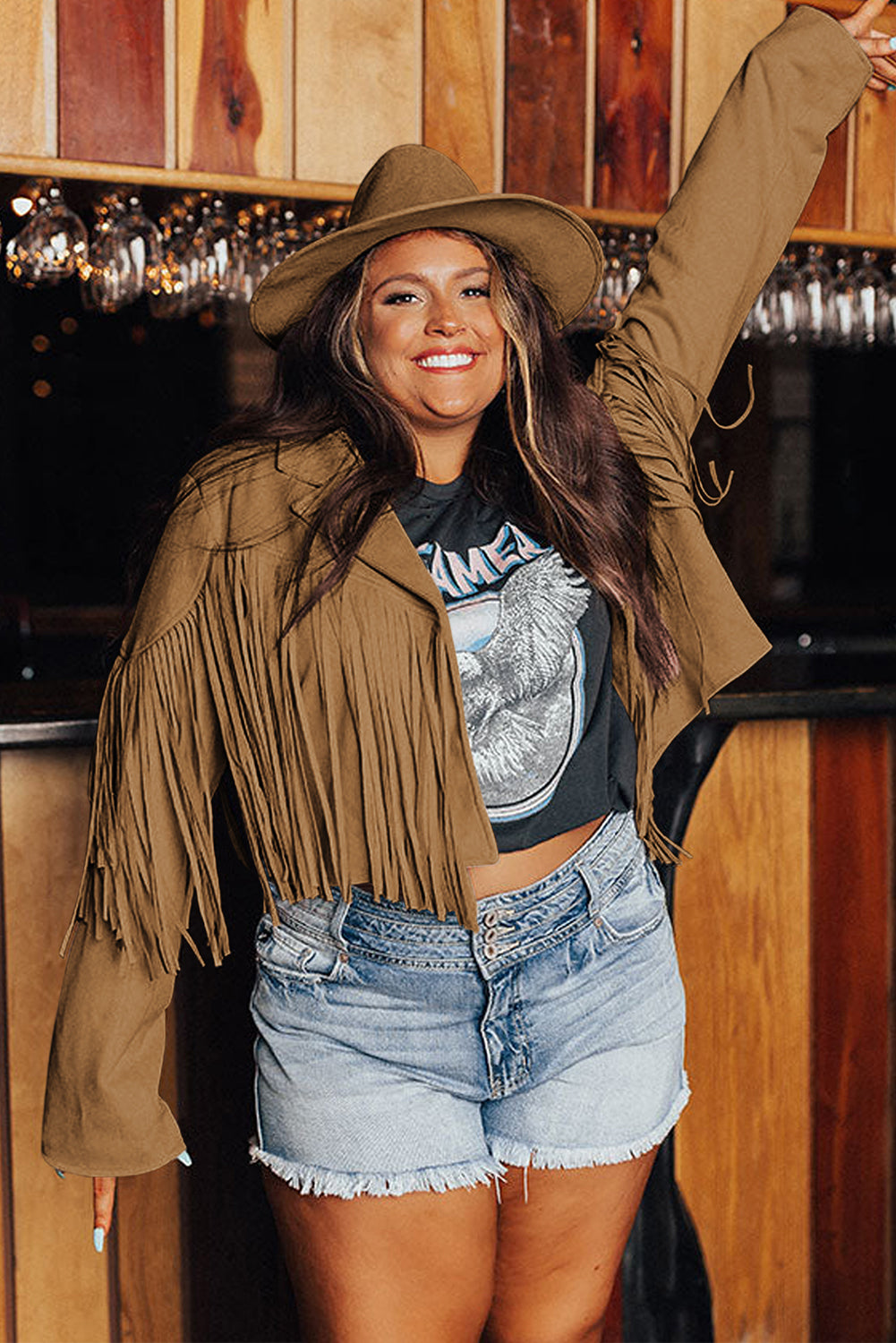 Fringe Cropped Jacket