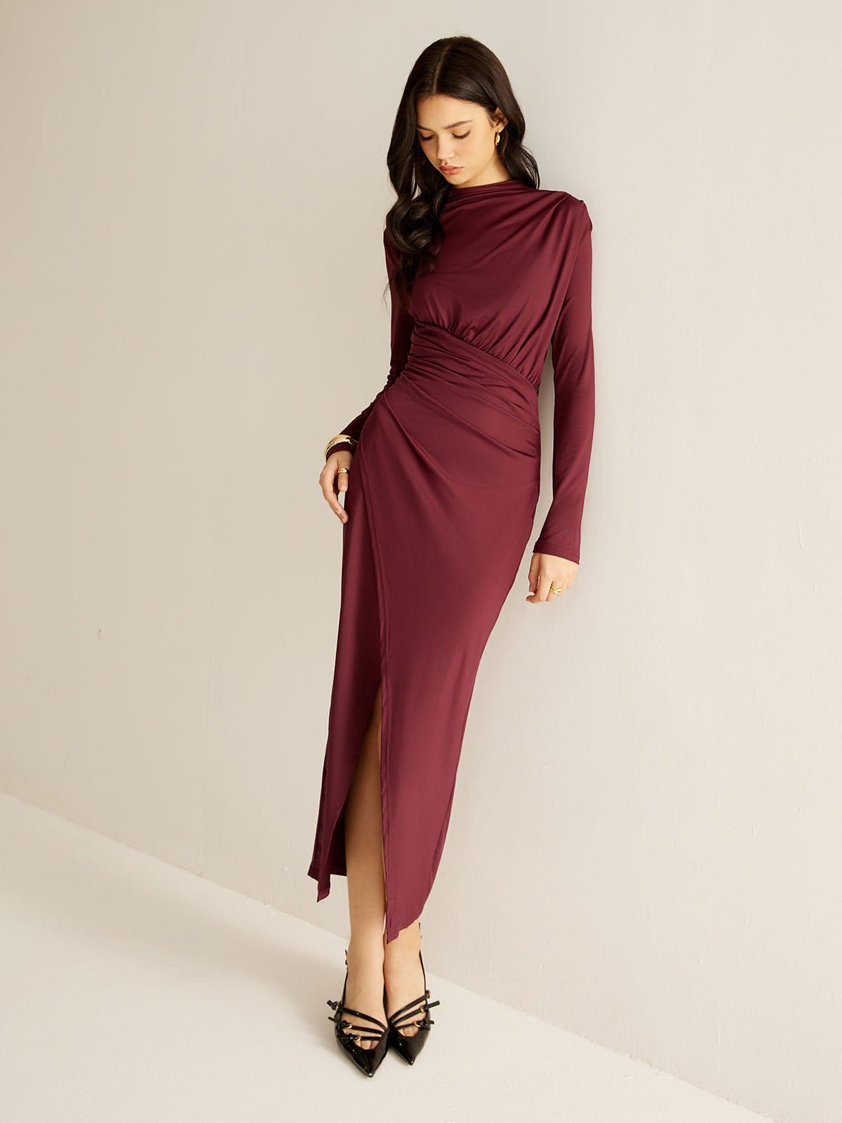 Elegant Split Dress - Divaloo