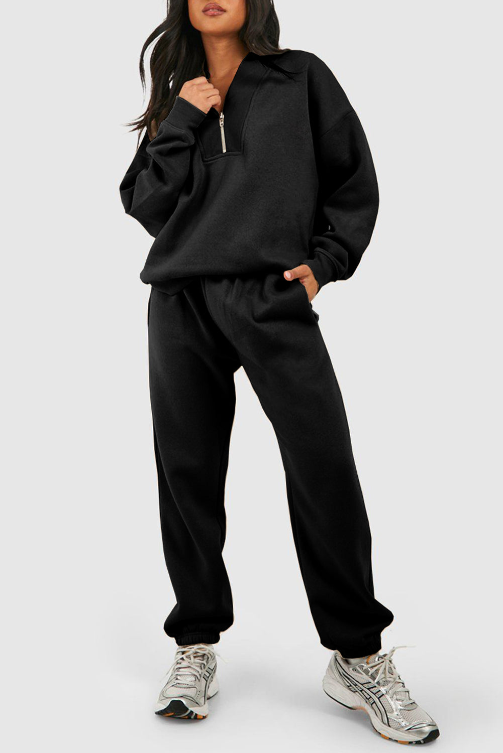 V Neck Loose Tracksuit