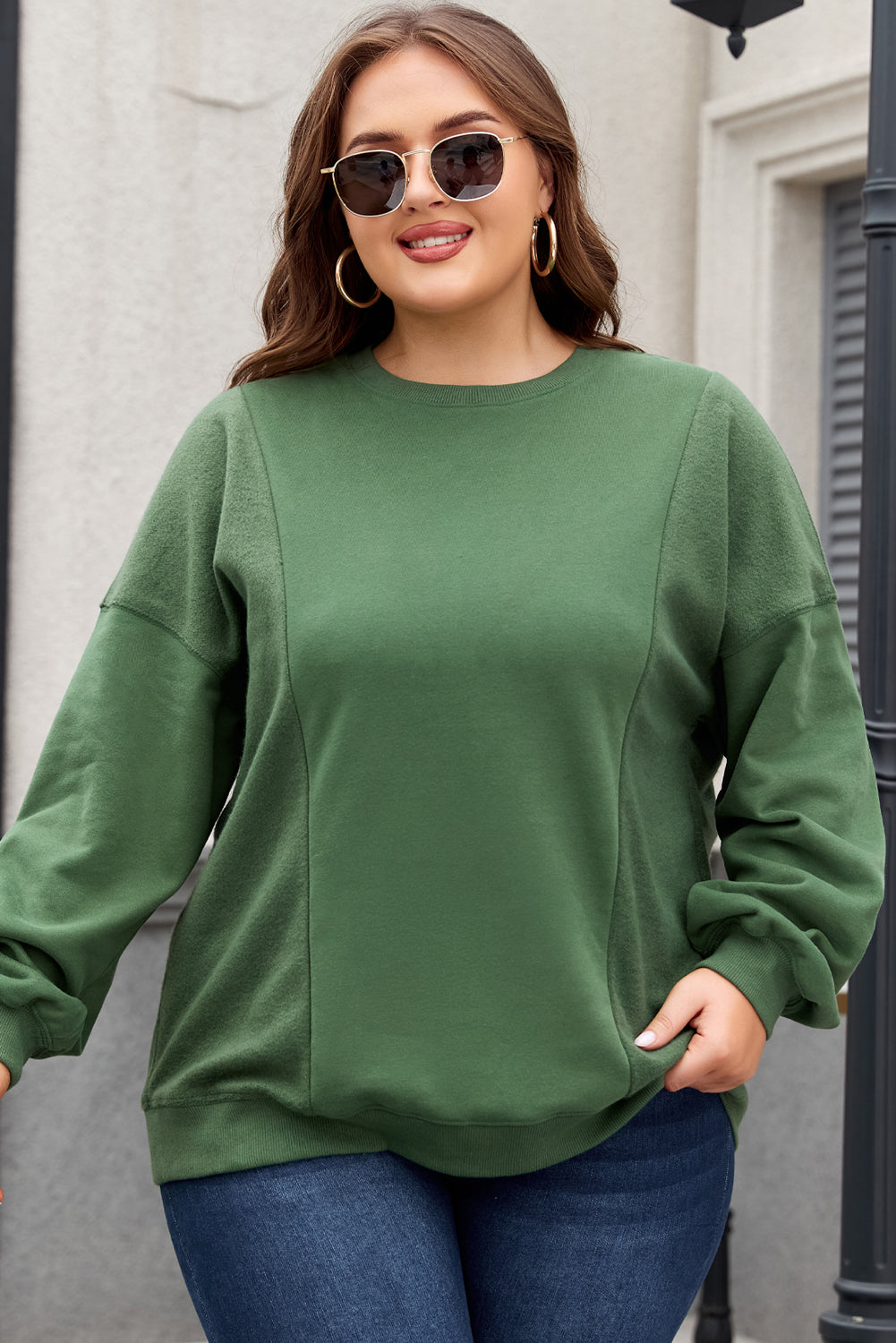 Loose Crewneck Sweatshirt