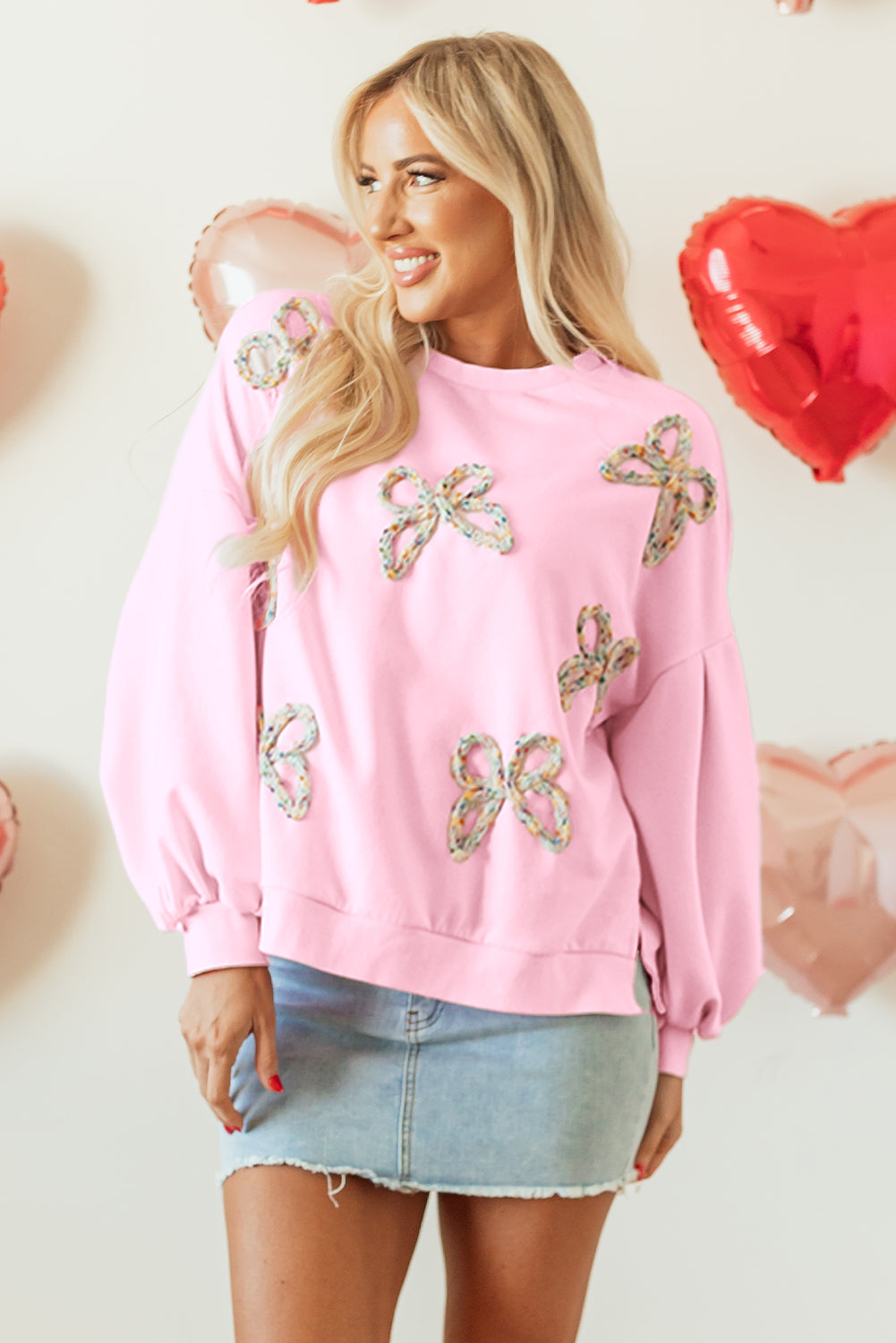 Embroidered Oversized Pullover