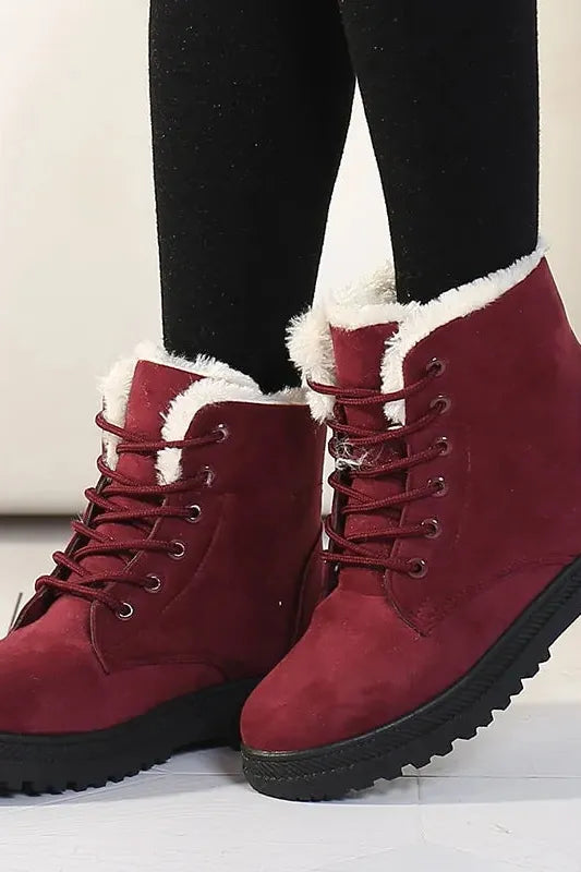 Women Winter Ankle Boots Winter Shoes