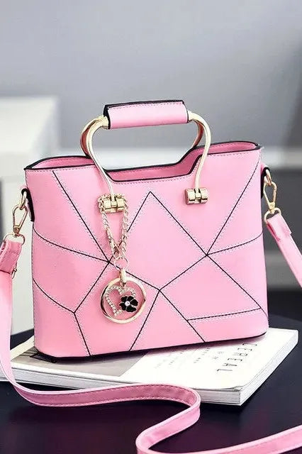 Luxury Geometric Design Handbag