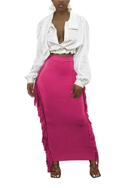 Tassel Long Skirt