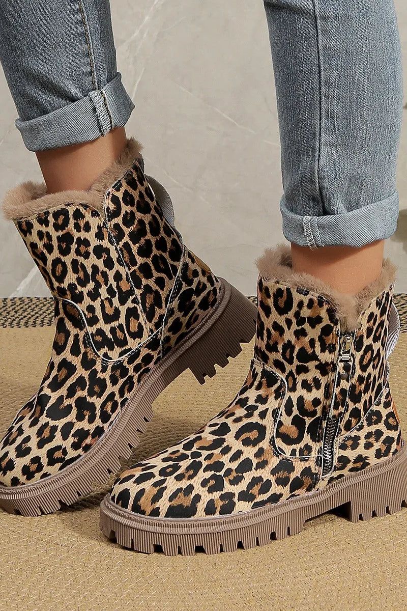 Cheetah Boots